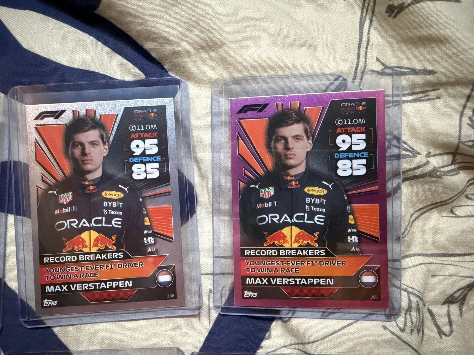 Topps Turbo Attax F1 2022 – Max Verstappen, Hamilton Gold, Verzenden, Zo goed als nieuw