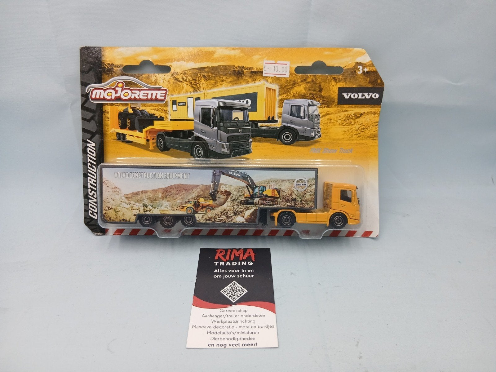 Majorette Volvo Vrachtwagen met Oplegger - Nieuw, Ophalen of Verzenden, Nieuw, Bus of Vrachtwagen