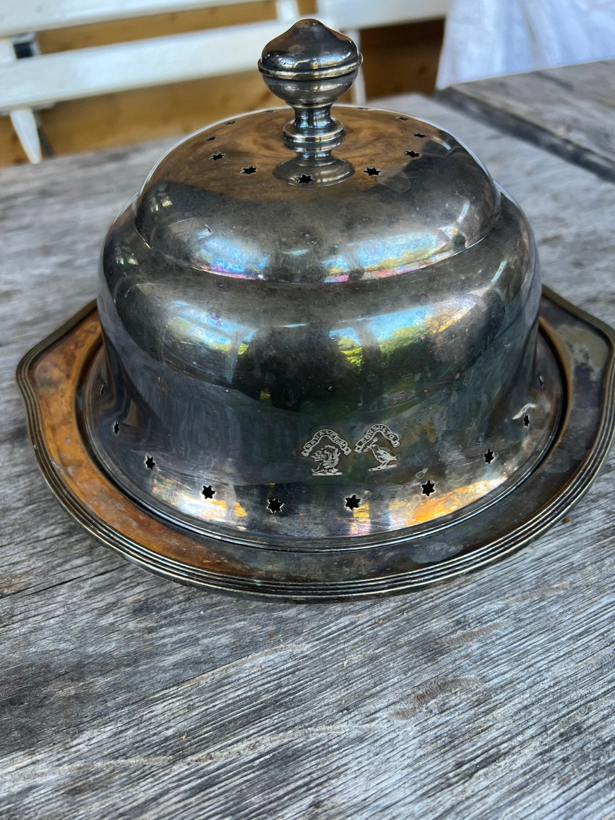 Antieke zilveren stolp, Antiek en Kunst, Ophalen of Verzenden, Zilver