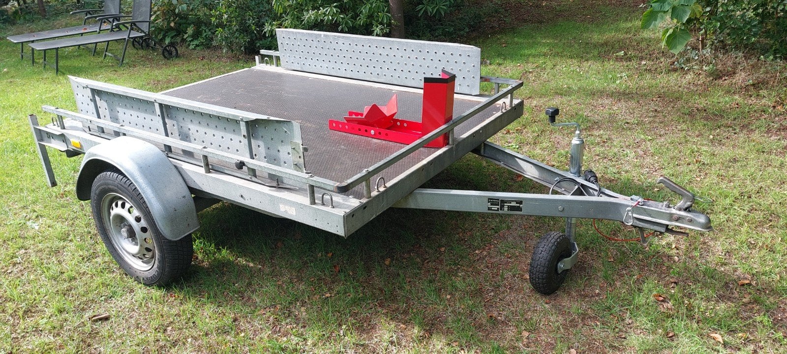 motortrailer, Ophalen, Gebruikt