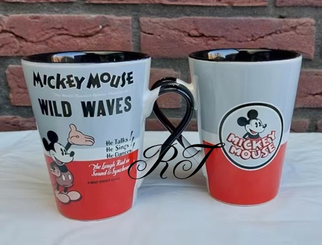 Super leuke Disney Wild Waves mok met Mickey Mouse., Ophalen of Verzenden, Mickey Mouse, Nieuw, Servies