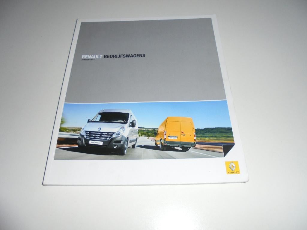 brochure Renault bedrijfswagens  2011, Ophalen of Verzenden, Zo goed als nieuw, Renault