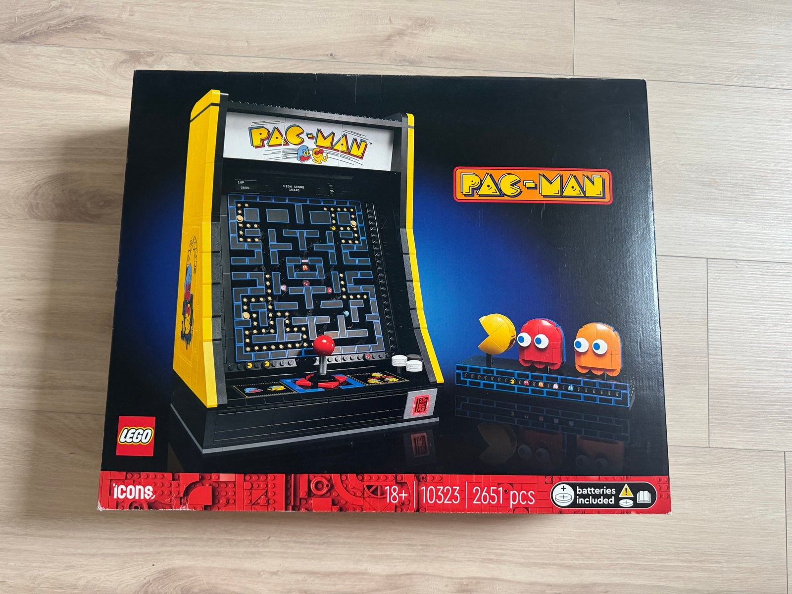 LEGO Icons PAC-MAN Arcade 10323 | 2651 onderdelen | Retro, Kinderen en Baby's, Inclusief accessoires, Overige thema's, Lego, Nieuw