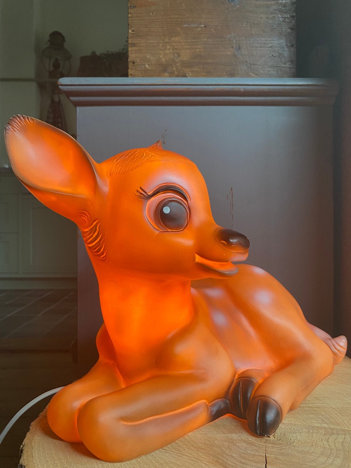Heico - Bambi Lamp!, Kunststof, Kinderlamp, Ophalen of Verzenden, Zo goed als nieuw