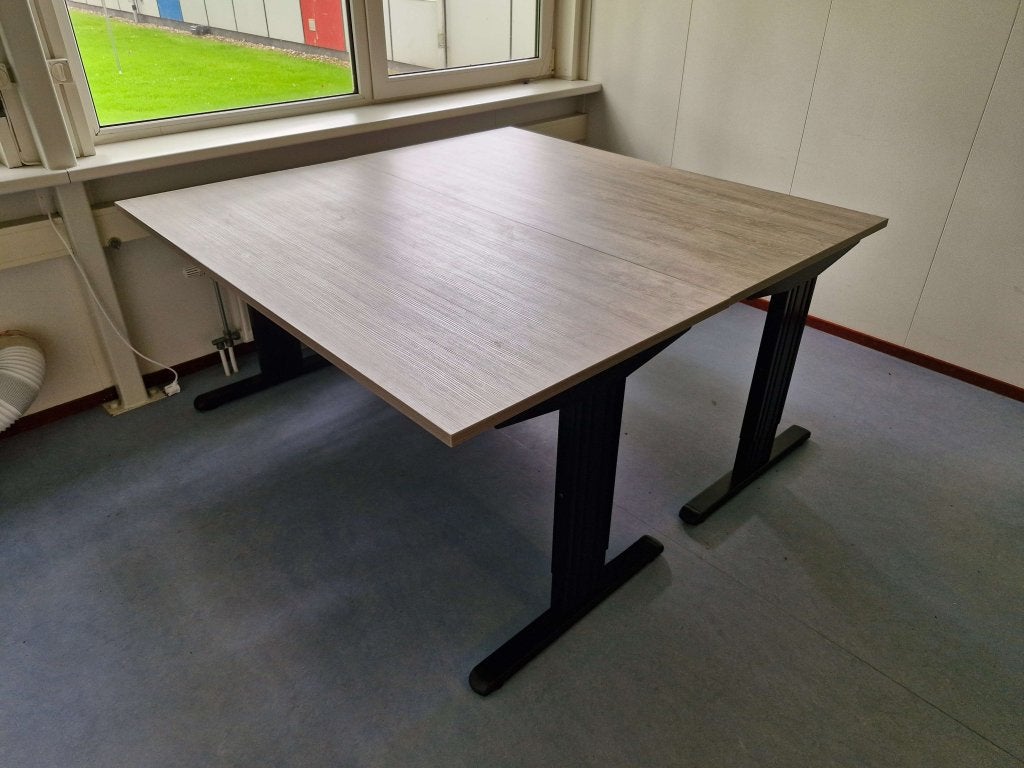 Kantoor bureau hoogte instelbaar zwart frame ( 20x ) 160x80, Niet ingevuld, Niet ingevuld, In hoogte verstelbaar, Ophalen of Verzenden