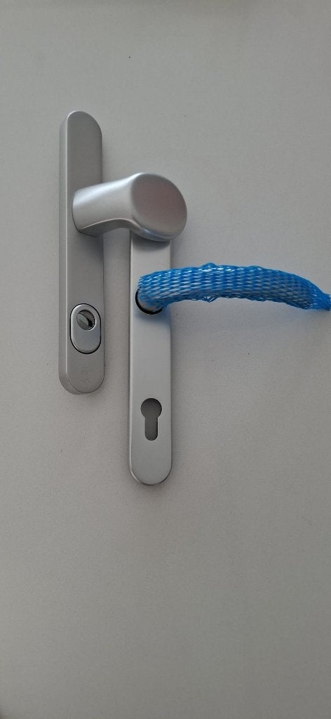 HOPPE veiligheidsbeslag smalschild PC92 knop/kruk – NIEUW, Ophalen of Verzenden, Nieuw, Overige materialen, Klink of Kruk