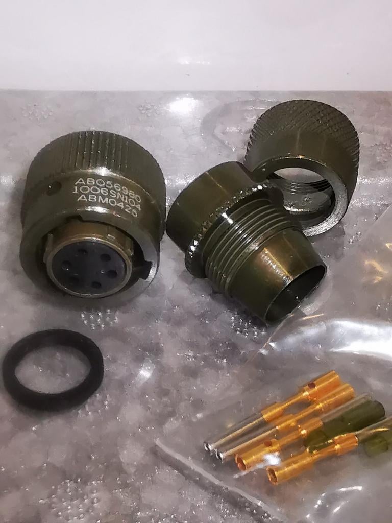 6 pole military connector, Ophalen of Verzenden, Nieuw