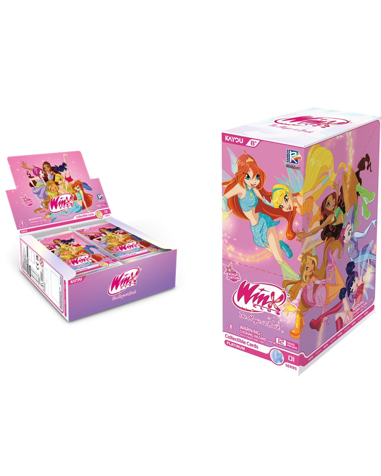 Winx Club TCG The Magic is Back Gold & Platinum Booster Box, Ophalen of Verzenden, Zo goed als nieuw, Boosterbox
