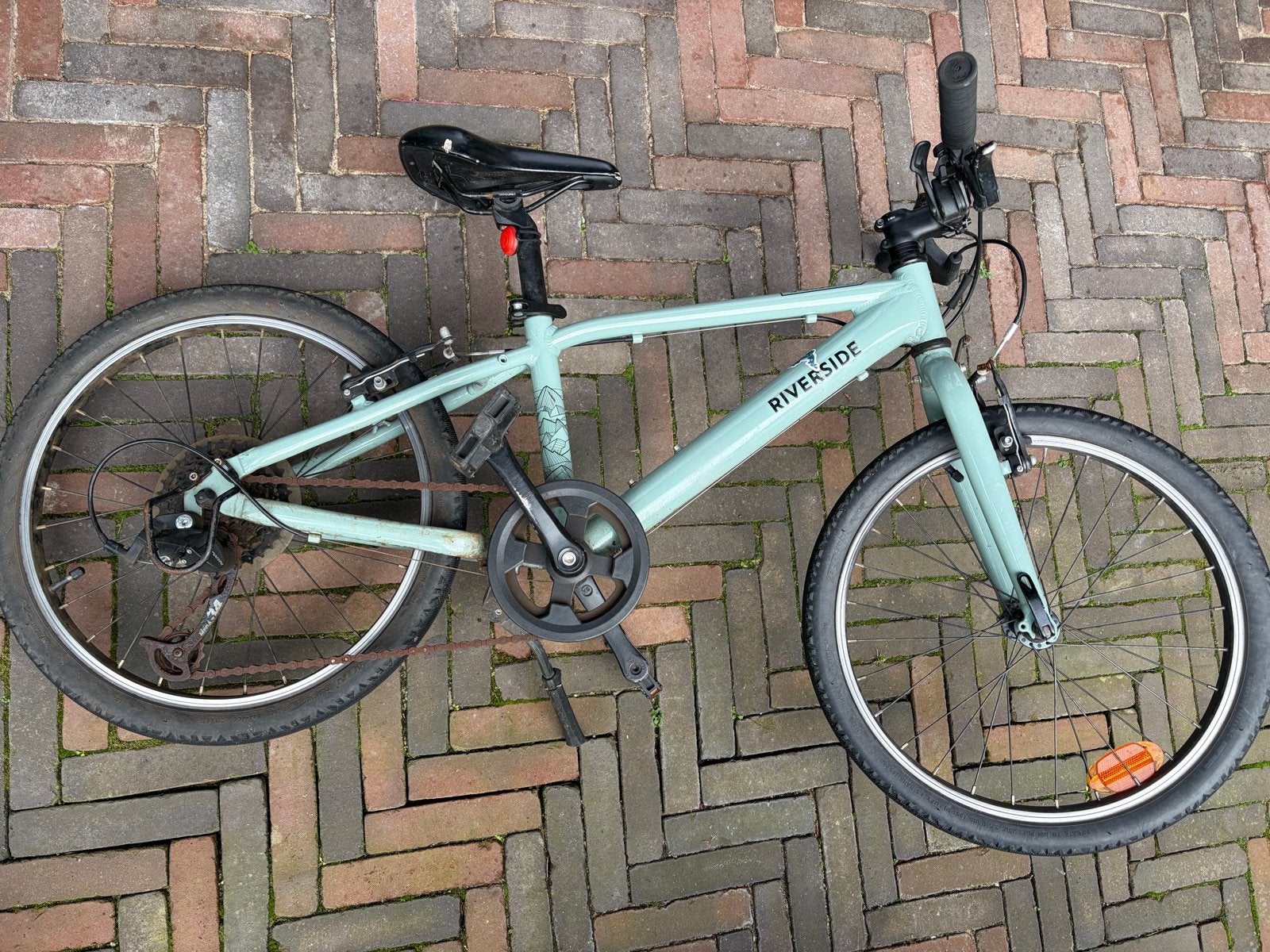 Riverside kinderfiets 20 inch - Met liefde gebruikt, Ophalen, Gebruikt, Velgrem, 16 tot 20 inch