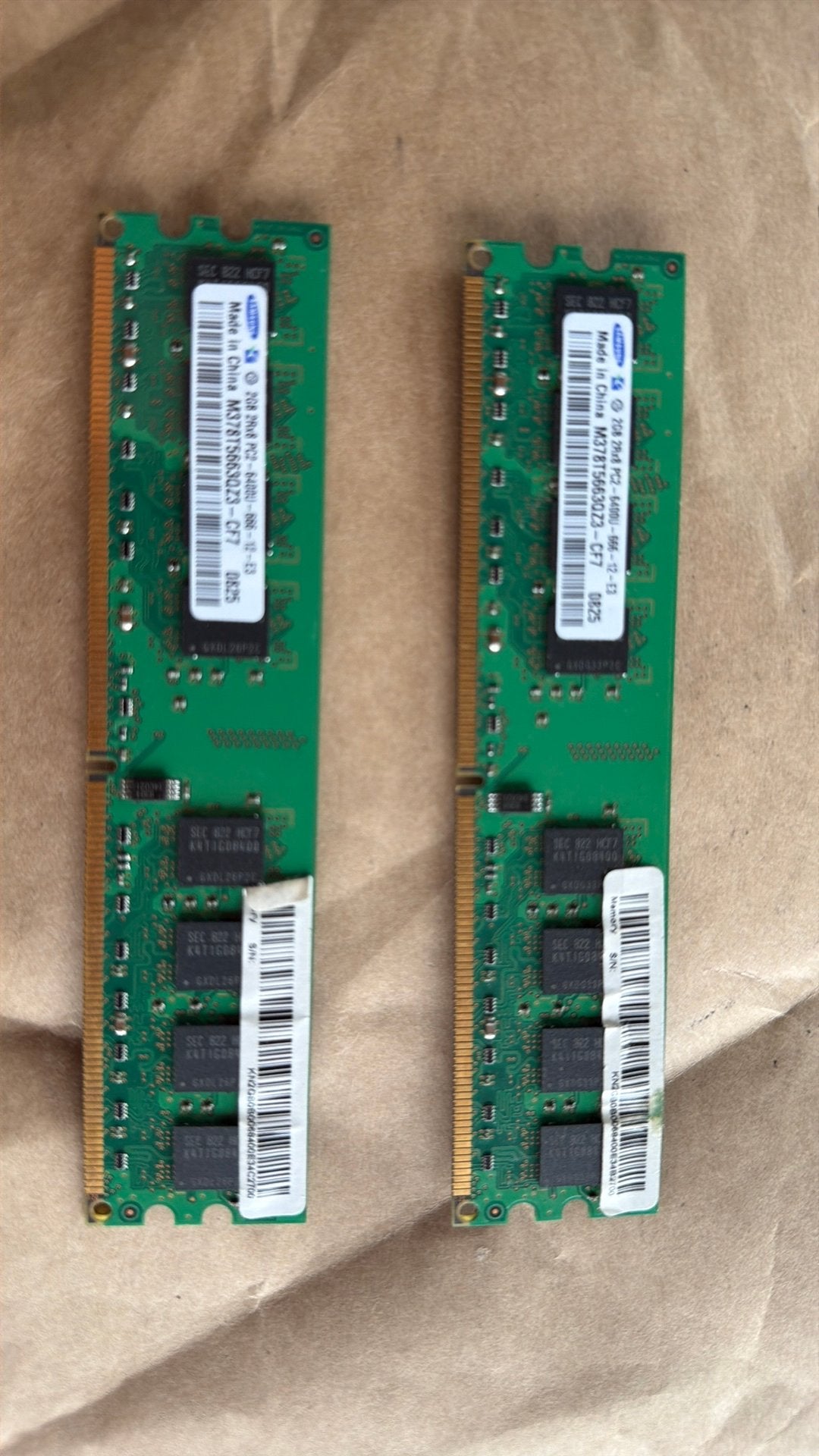 Samsung 4Gb, Gebruikt, Ophalen of Verzenden, DDR2, Desktop