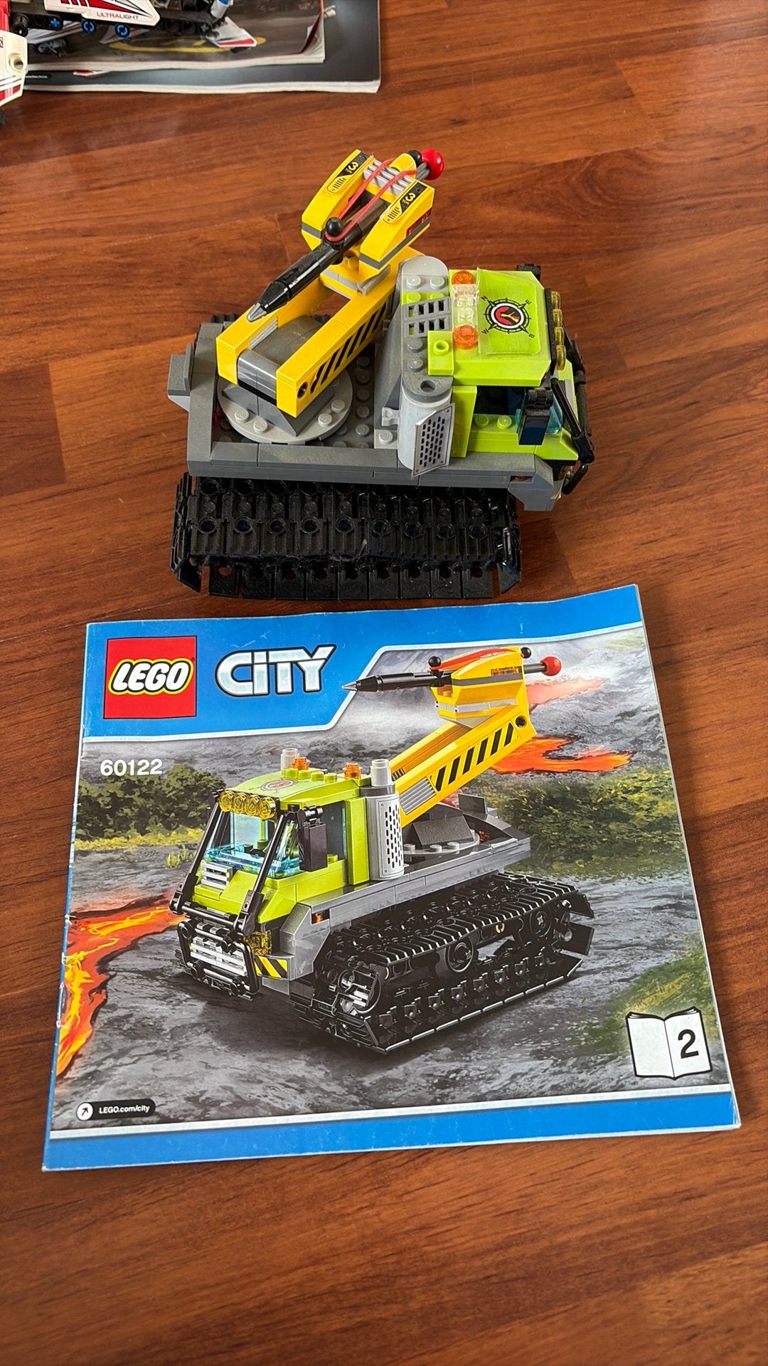 Lego city Vulkaan crawler, Ophalen of Verzenden, Zo goed als nieuw