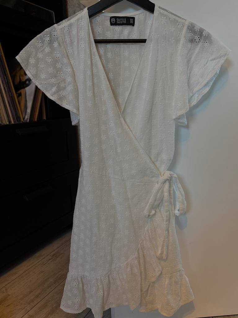 Witte Zomerjurk, Wit, Ophalen of Verzenden, Zo goed als nieuw, Maat 34 (XS) of kleiner