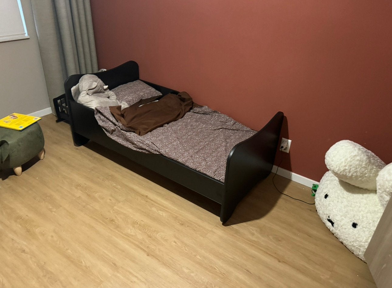 Peuterbed, Ophalen of Verzenden, Zo goed als nieuw, 140 tot 160 cm, 70 tot 85 cm