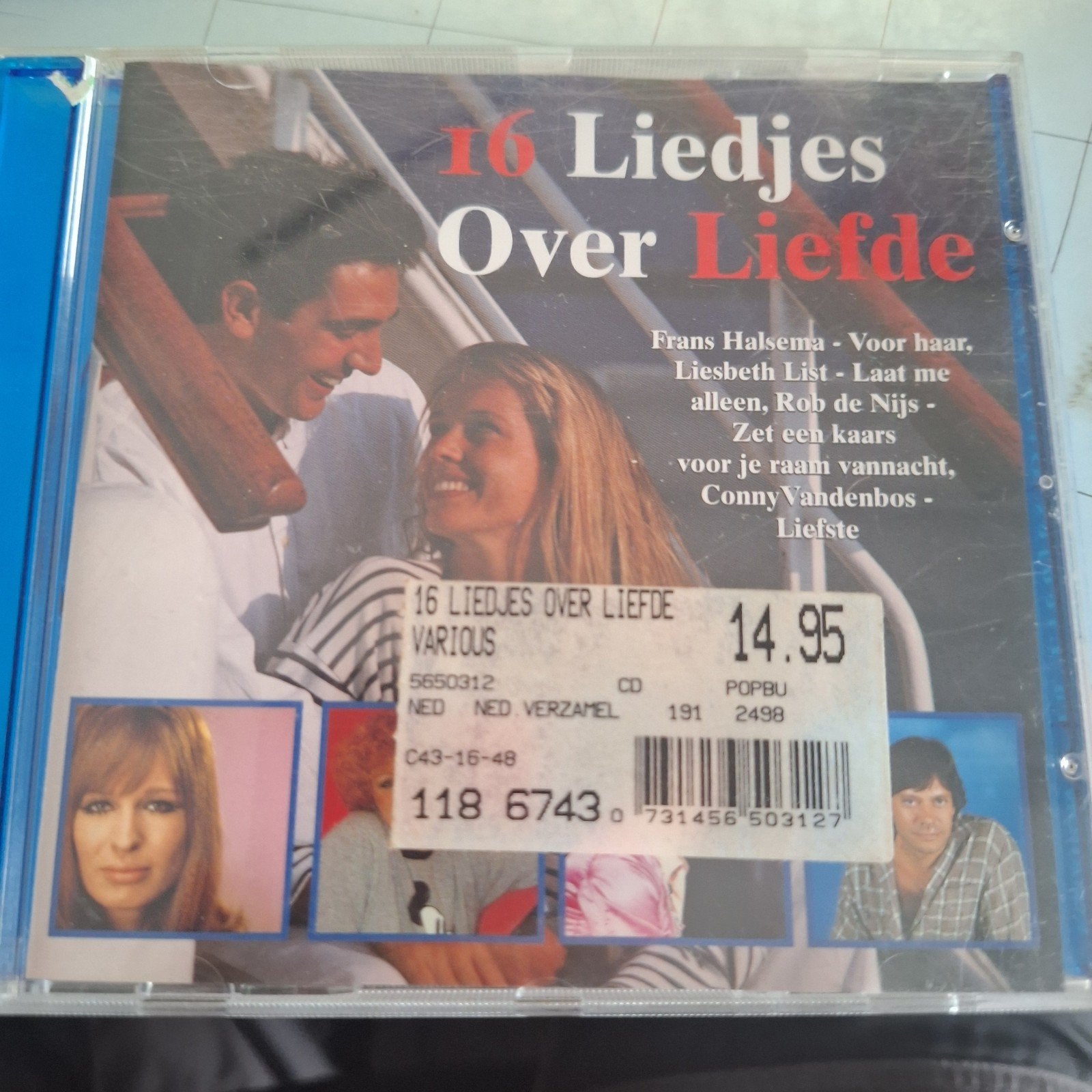 16 Liedjes Over Liefde - Diverse Artiesten CD, Gebruikt, Ophalen of Verzenden, Verzamelalbum, Inclusief doosje