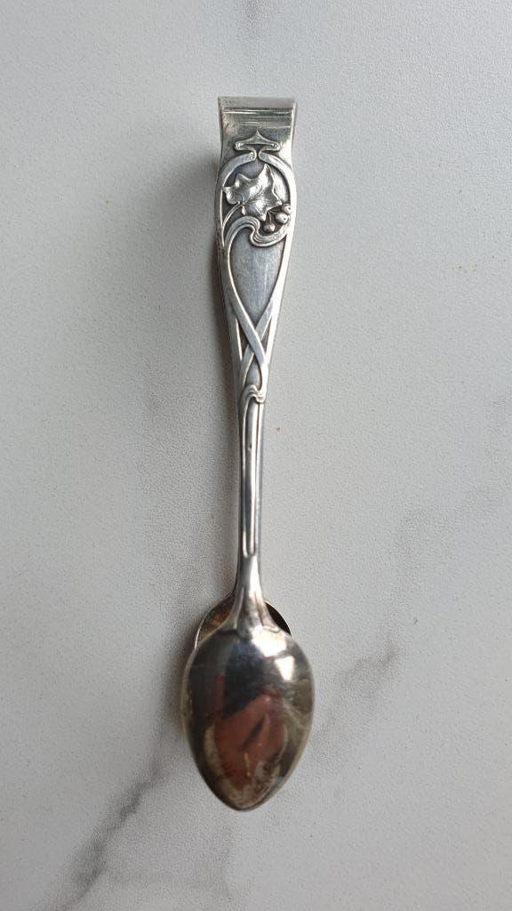 Antieke Zilveren suikertang, Antiek en Kunst, Antiek | Goud en Zilver, Ophalen of Verzenden