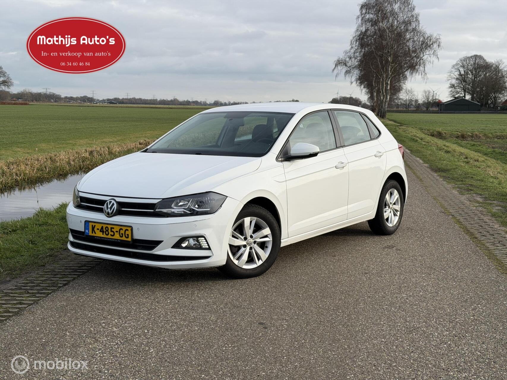 Volkswagen Polo 1.6 TDI inkl BTW! Navi Clima PDC BTW auto!, Euro 6, 4 cilinders, Wit, Bedrijf