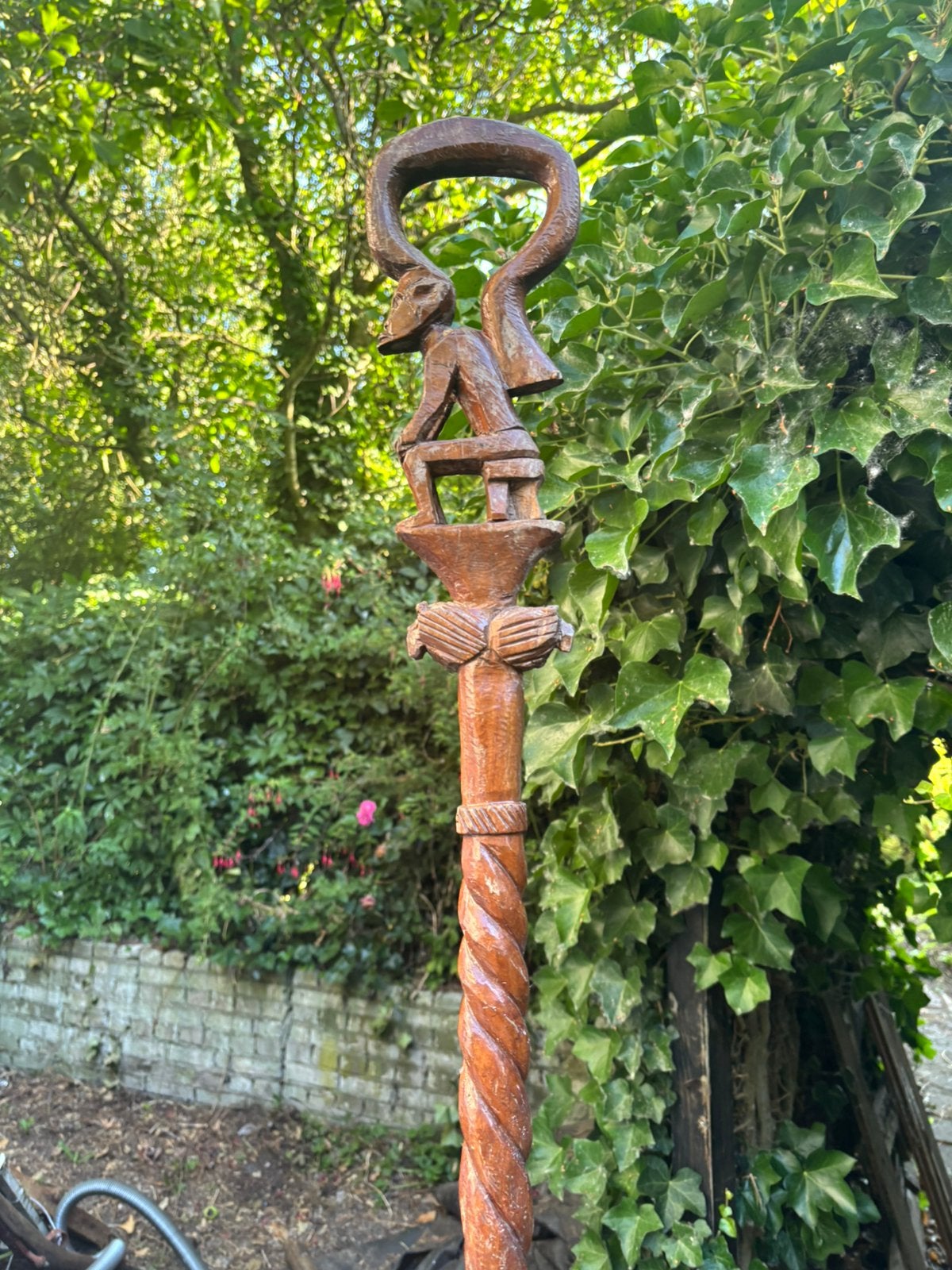 Keniaanse wandelstok., Ophalen of Verzenden, Zo goed als nieuw