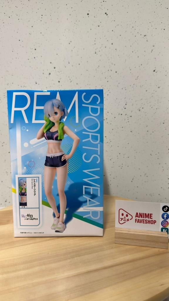 Re:Zero Rem Sports wear, Verzamelen, Animefaveshop, Verzenden, Van Rosenburgweg, Nieuw