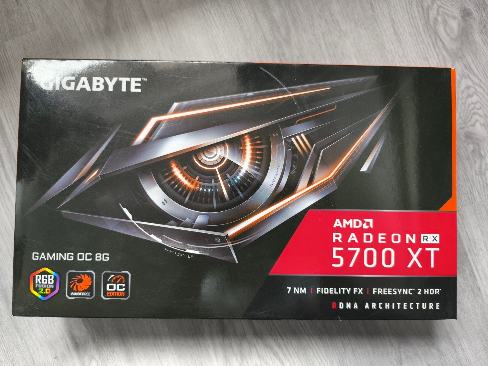 GIGABYTE AMD Radeon RX 5700 XT Gaming OC 8G Videokaart, AMD, GDDR6, PCI-Express 4, Ophalen of Verzenden