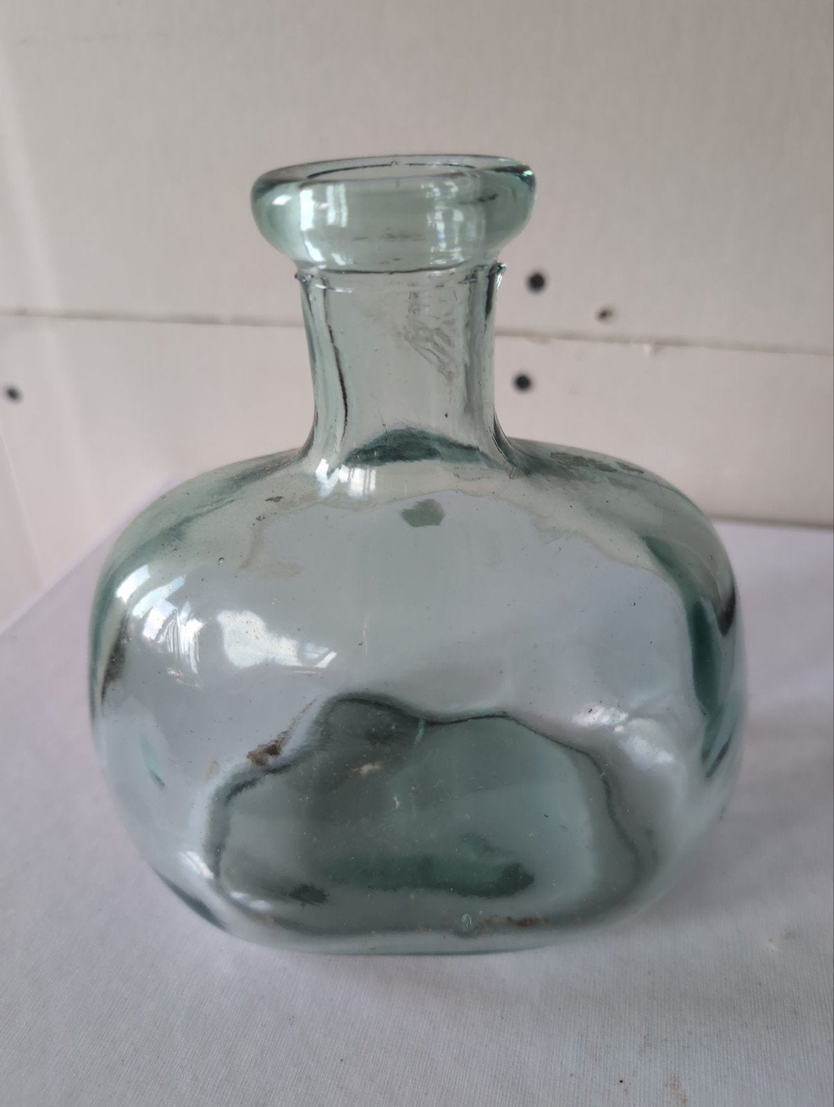Klein vaasje, Ophalen, Gebruikt, Transparant, Glas