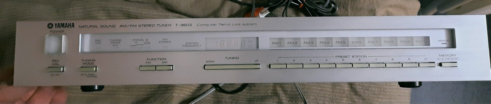 Yamaha T-960II Natural Sound AM/FM Stereo Tuner, Audio, Tv en Foto, Tuners, Ophalen of Verzenden, Gebruikt, Analoog