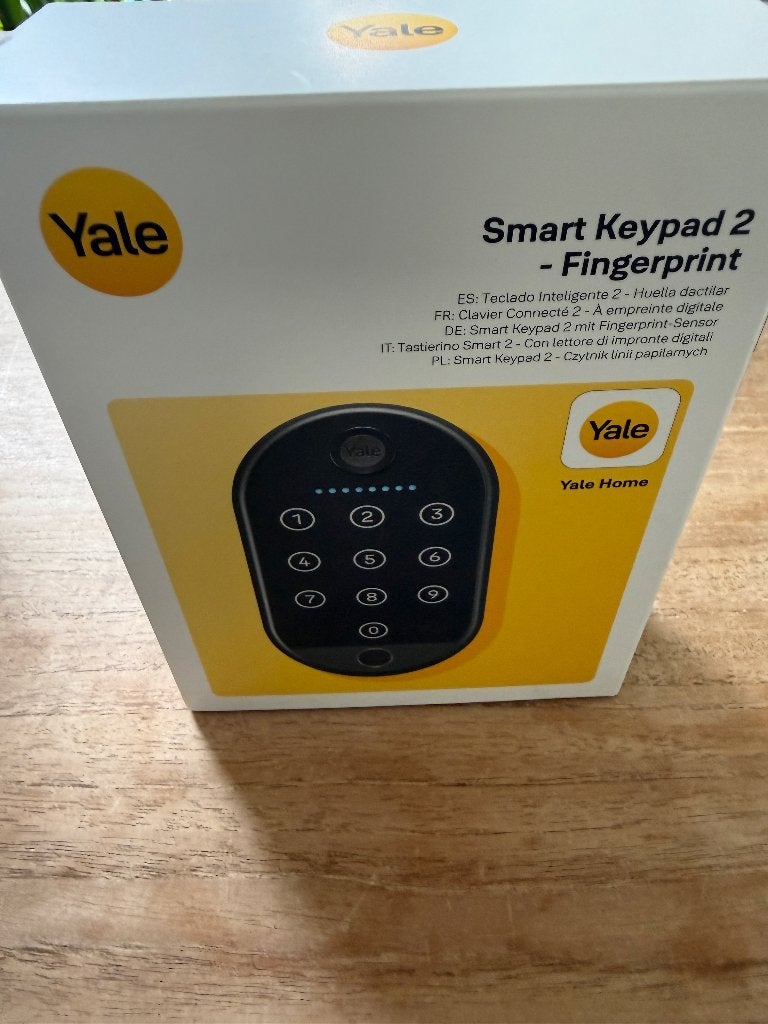 Yale Smart Keypad 2 - Fingerprint, Verzenden, Nieuw, Rvs, Slot