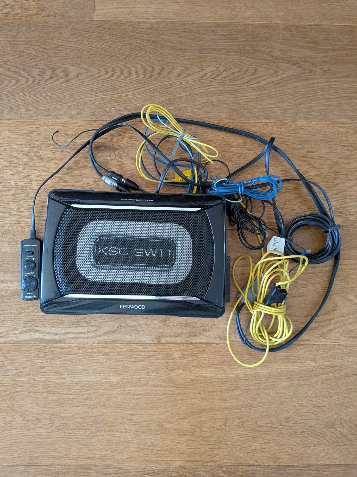 Kenwood KSC-SW11 subwoofer voor in de auto, Auto diversen, Autoradio's, Ophalen, Gebruikt