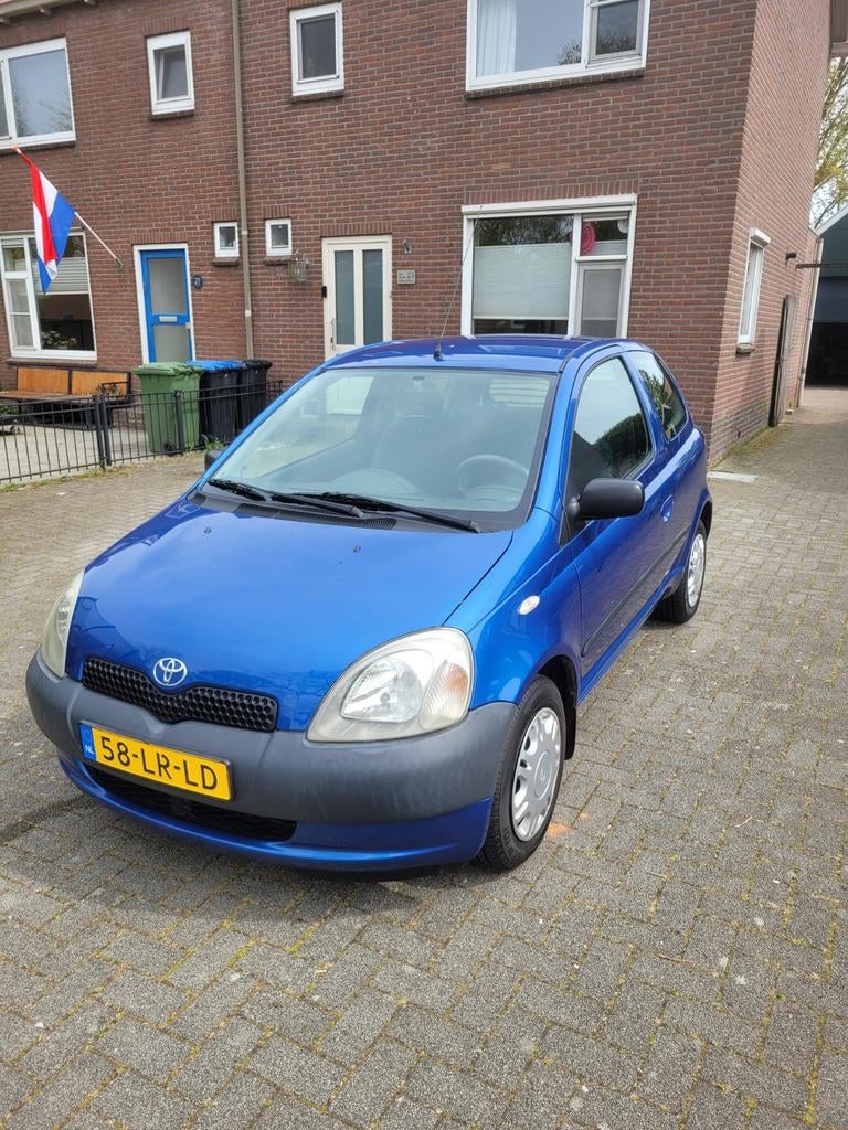 Toyota yaris 2003 blauw nieuwe apk, Auto's, 4 cilinders, Blauw, Handgeschakeld, Particulier