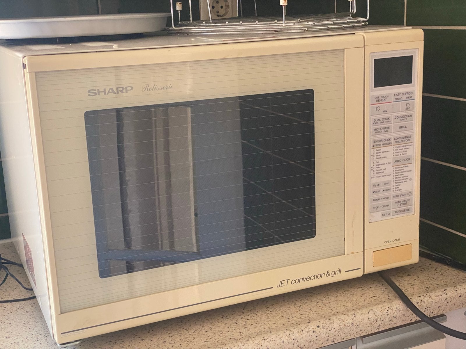 Sharp Combimagnetron - Oven, Grill, Hete Lucht, Ophalen, Combimagnetron, Gebruikt, 60 cm of meer