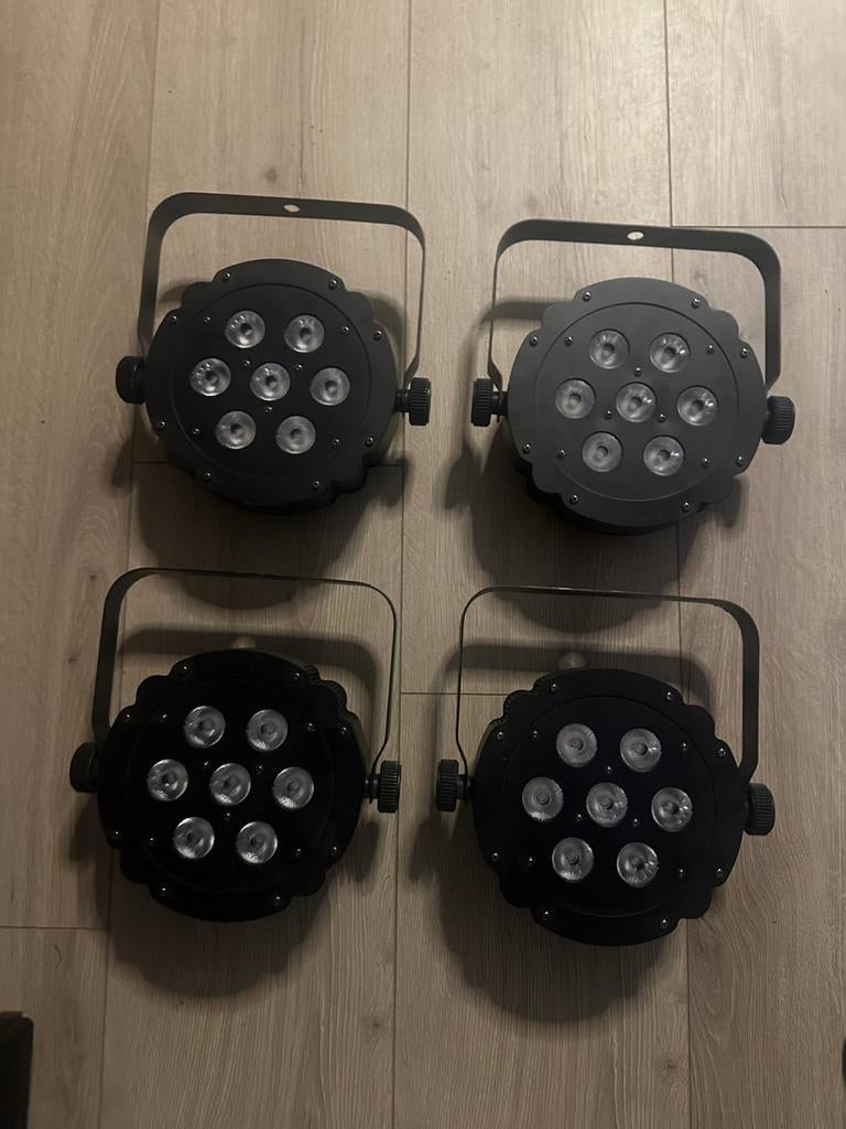 4x showtec Compact Par 7-3 (top conditie), Ophalen, Zo goed als nieuw, Licht