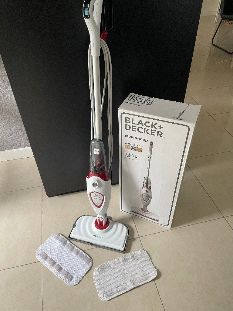 Black & Decker stoom-mop, Ophalen, Zo goed als nieuw, Stoomreiniger