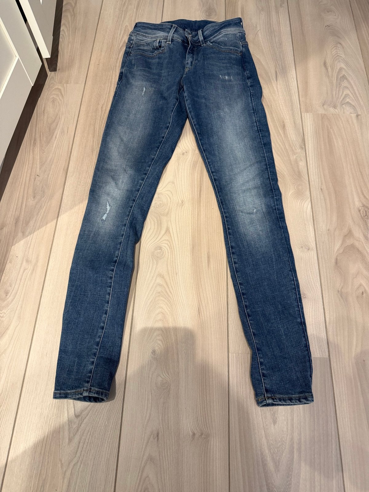 G-Star RAW Lynn Mid Super Skinny Jeans W28 L32, Ophalen of Verzenden, Gedragen, Blauw, W28 - W29 (confectie 36)