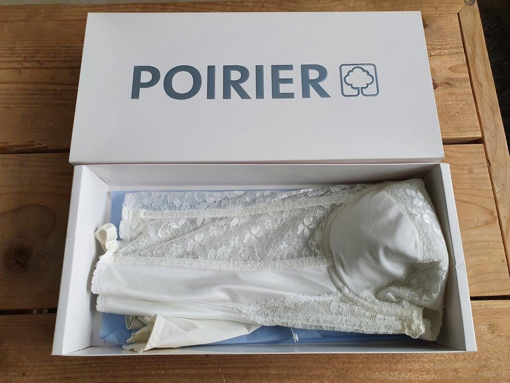 Poirier Torselet 423 Ivory 80C met jarretelbandjes, Ophalen of Verzenden