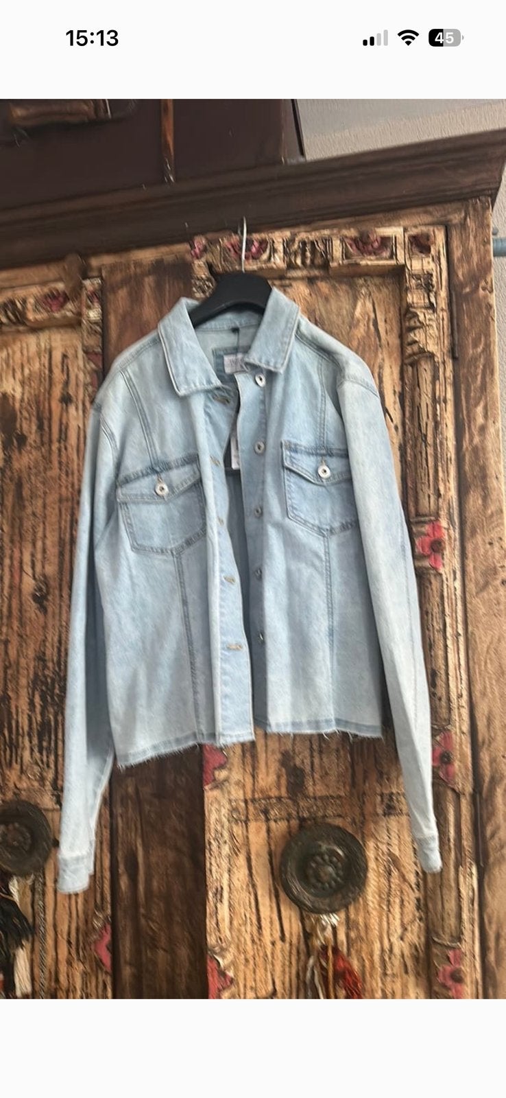 Norah jeans jasje 48, Kleding | Dames, Ophalen of Verzenden, Nieuw, Maat 46/48 (XL) of groter, Blauw