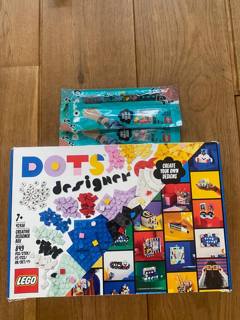 Lego Dots Creative Designer Box + 2 ongeopende armbandjes, Overige thema's, Lego, Ophalen of Verzenden, Zo goed als nieuw