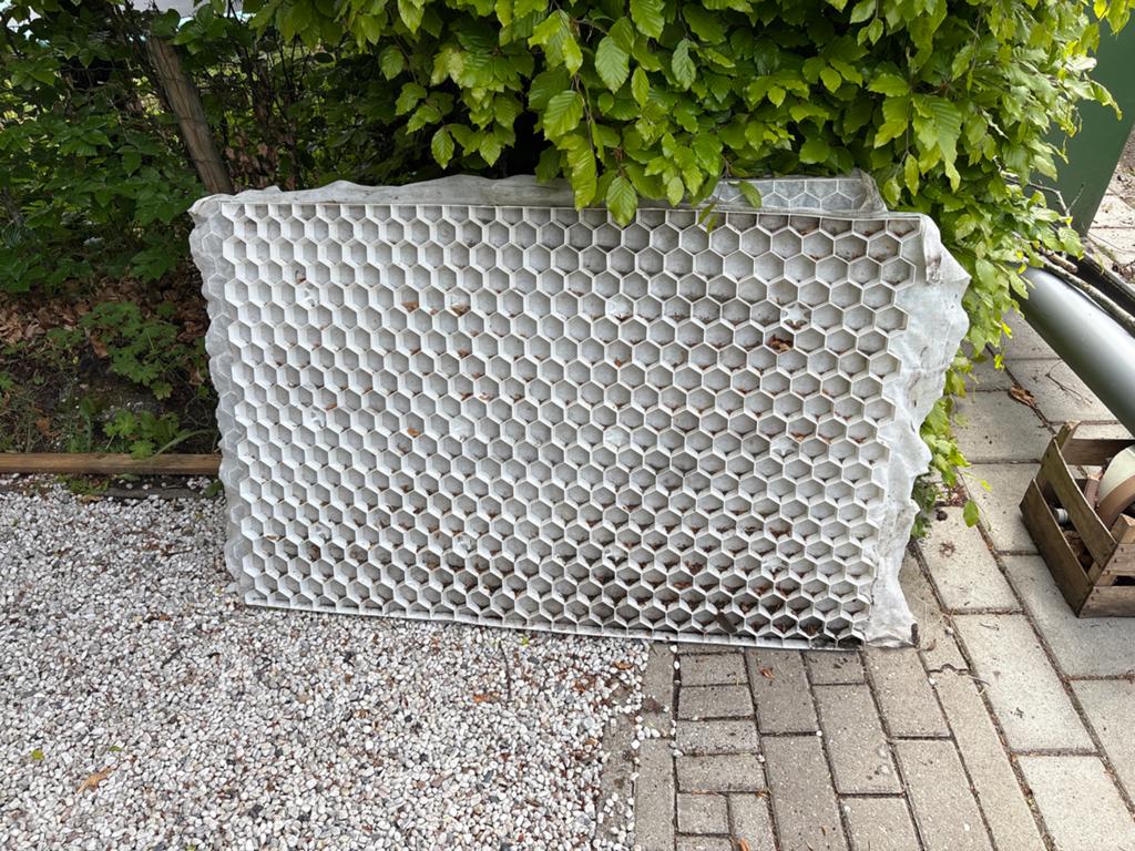 Grindmatten (2 stuks) voor stabiele grindpaden, Tuin en Terras, Overige materialen, Gebruikt, Ophalen of Verzenden, Grind