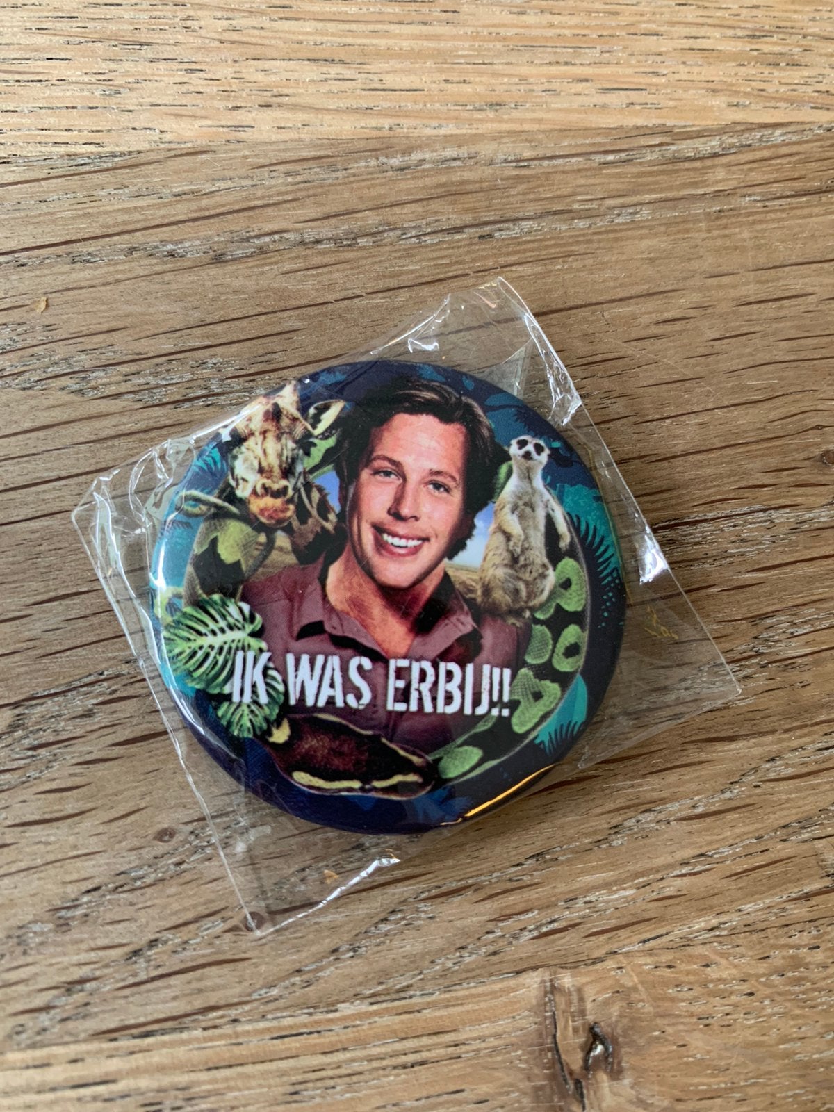 Button Freek Vonk - Ik was erbij!, Ophalen of Verzenden, Nieuw, Dier of Natuur, Button