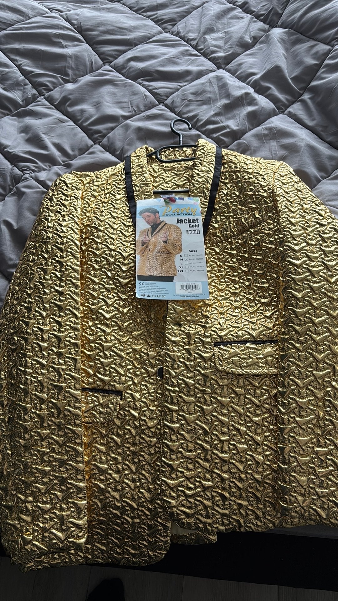 Gouden party colbert, Kleding | Dames, Maat 38/40 (M), Nieuw, Ophalen of Verzenden, Overige thema's