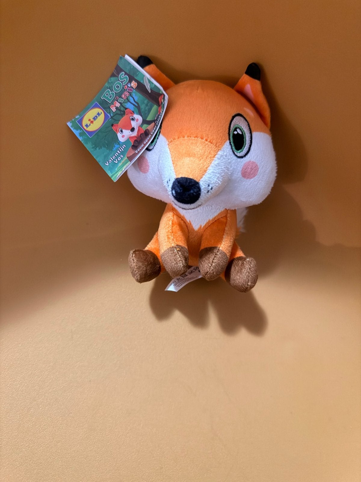 Nieuwe Lidl knuffel Vos Valentin Bosvriendjes, Lidl, Oranje, Overige karakters, Nieuw