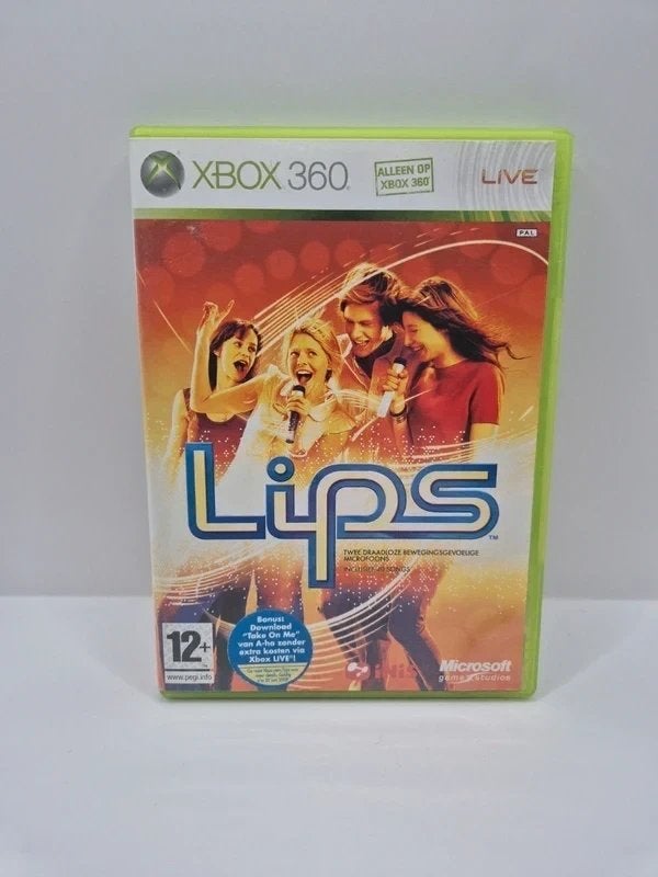 Lips Xbox 360, Gebruikt, Ophalen of Verzenden, Vanaf 12 jaar, Microsoft Corporation One Microsoft Way Redmond, WA 98052-6399 United States of America (Verenigde Staten) 📞 Telefoon: +1 425-882-8080 support@microsoft.com