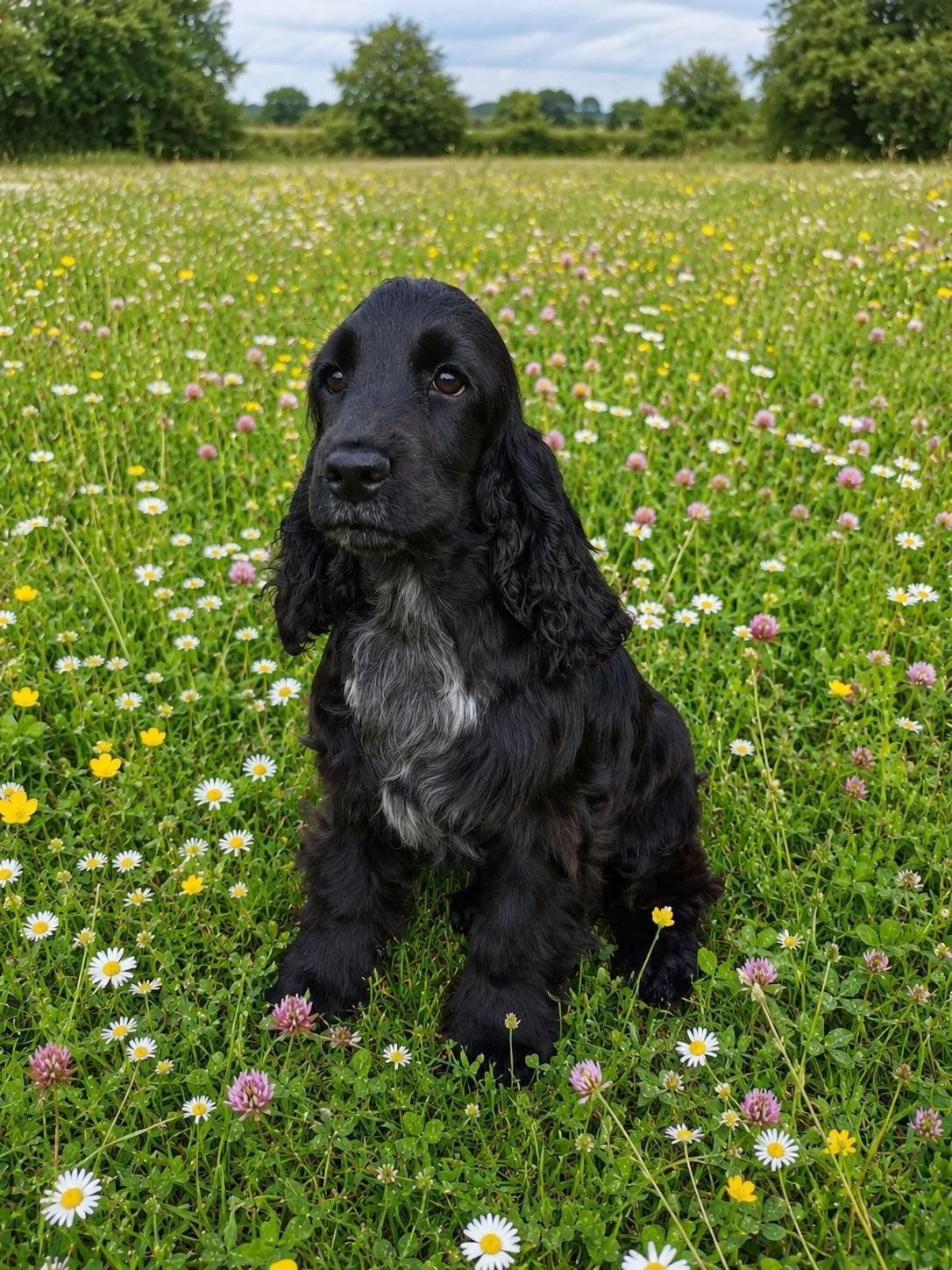 Cockerspaniël pup, 15 weken tot 1 jaar, Reu, Parvo, Eén hond