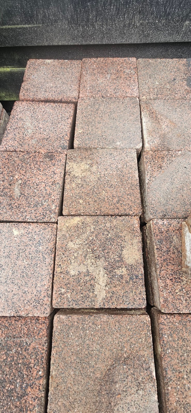 Gratis stenen - ca. 15 m² - nog netjes, Tuin en Terras, Ophalen, Gebruikt, Beton, Klinkers
