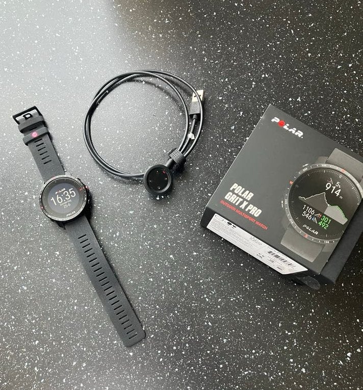 Polar Grit X Pro Outdoor Multisport Horloge Zwart, Afstand, Zwart, Ophalen of Verzenden, Zo goed als nieuw