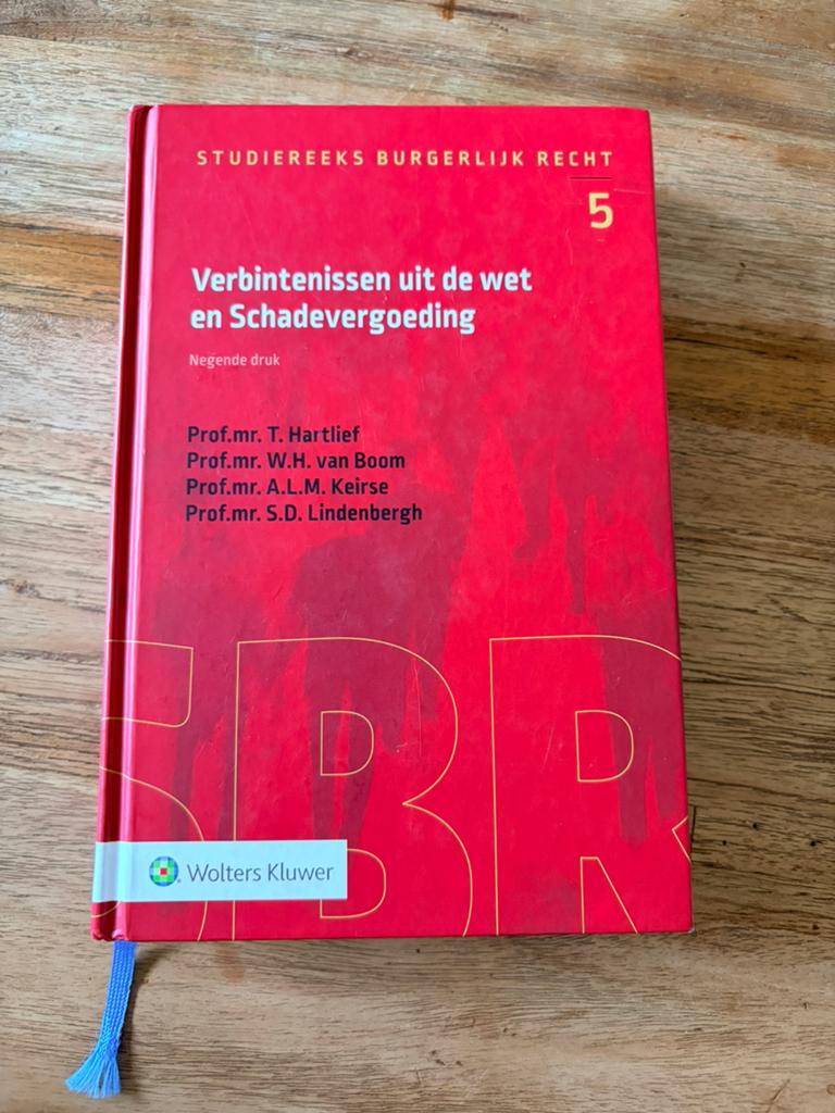 Verbintenissen uit de wet en schadevergoeding - T. Hartlief, Boeken, Studieboeken en Cursussen, Ophalen of Verzenden, Alpha, Nieuw