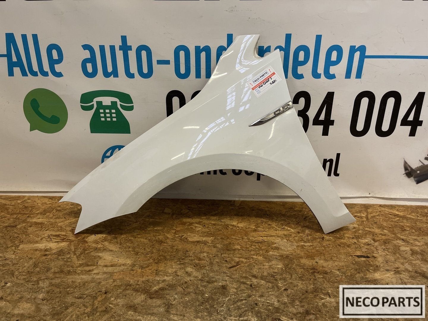 VOLKSWAGEN GOLF 7 ZIJSCHERM SPATBORD ORIGINEEL, Gebruikt, -, Volkswagen, -