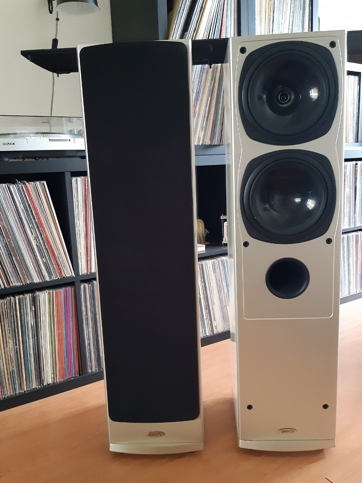 Tannoy Saturn S8 Champagne Vloerstaande Luidsprekers, Vloerstaande luidspreker, Gebruikt, Ophalen, 150 watt of meer