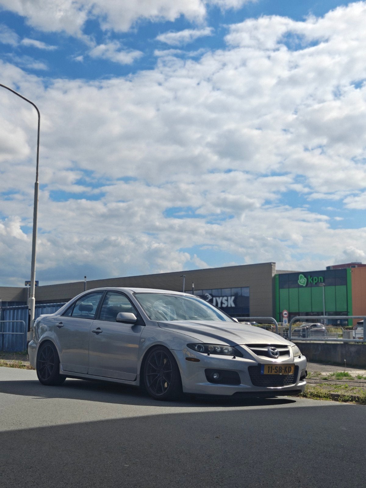 Mazda 6 2.3 MPS Sedan 2005 Grijs, Automatische klimaatregeling, Zwart, 4 cilinders, 2261 cc
