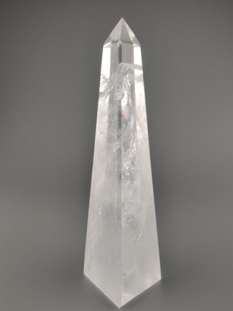 Bergkristal obelisk, Ophalen of Verzenden, Mineraal
