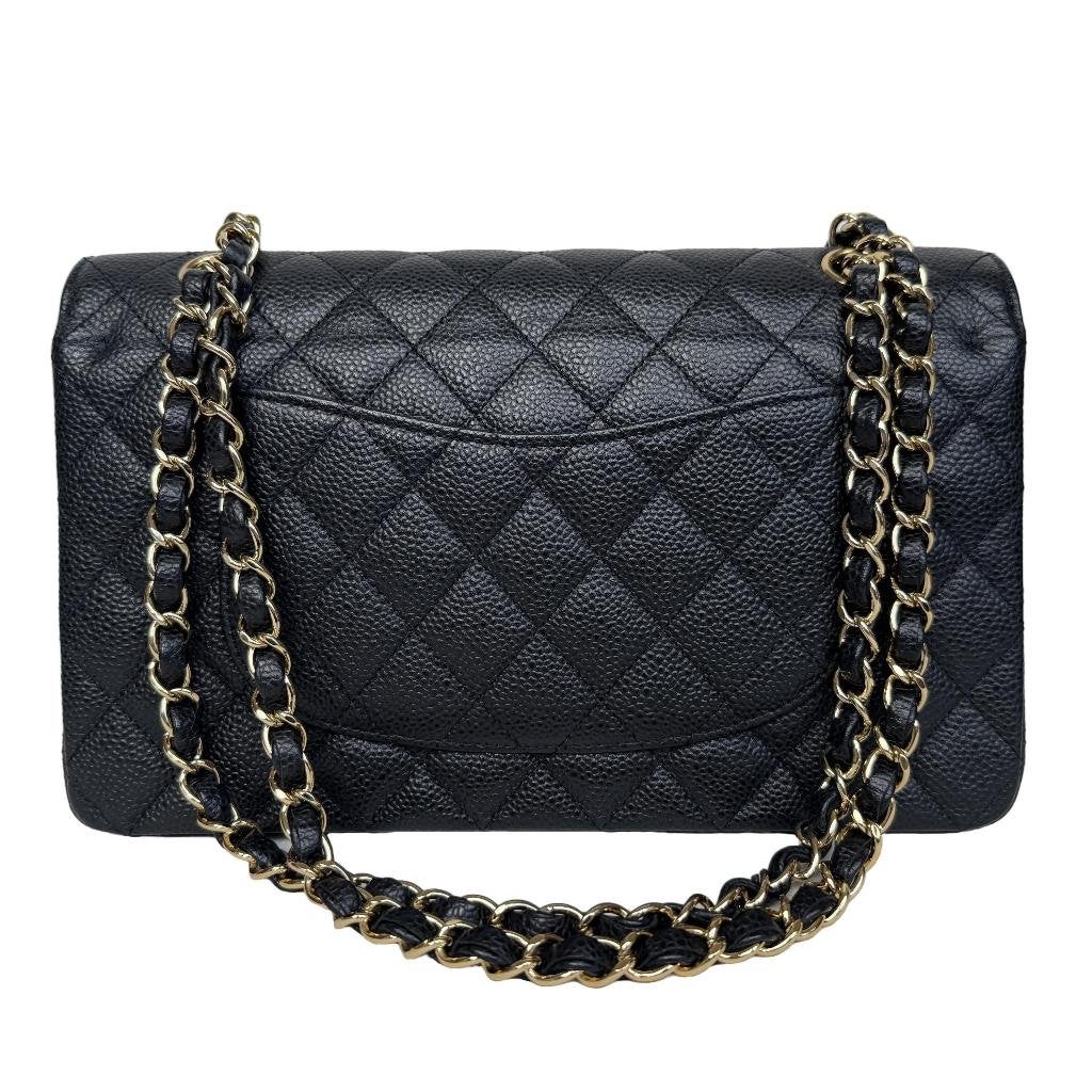 Chanel classic flap medium GHW gold hardware goud handtas image 3