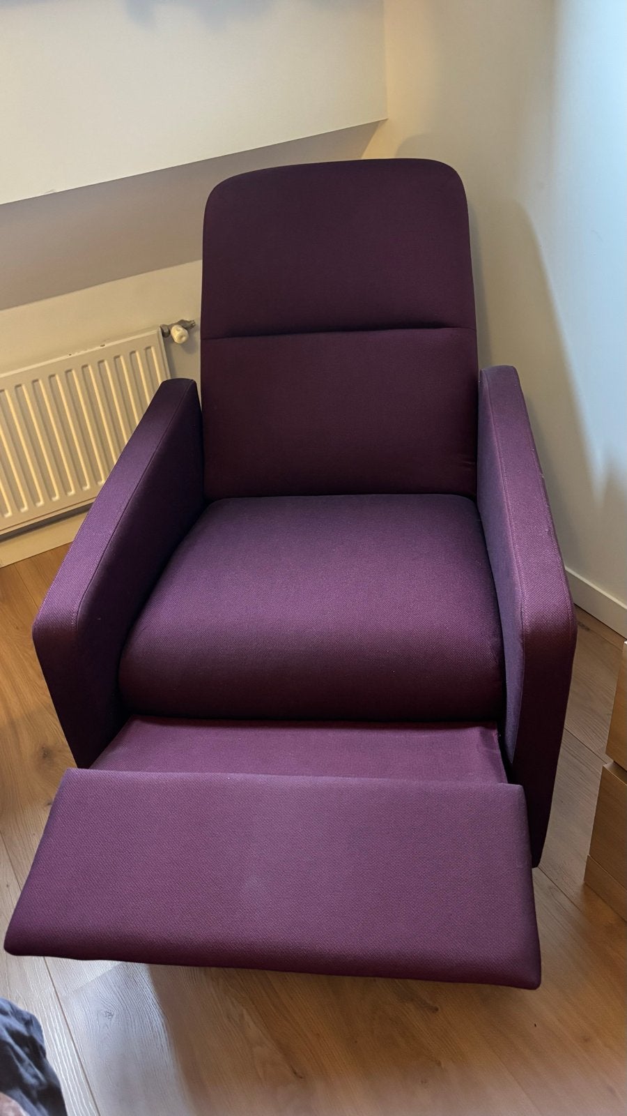 IKEA Gistad Relaxfauteuil - Paars - Zeer goede staat, Ophalen, Zo goed als nieuw, Stof
